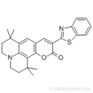 10- (2-benzotiazolil) -2,3,6,7-tetraidro-1,1,7,7-tetrametil-1H, 5H, 11H- (1) benzopyropyrano (6,7-8-I, j) chinolizin -11-one N. CAS: 155306-71-1 CAS 155306-71-1